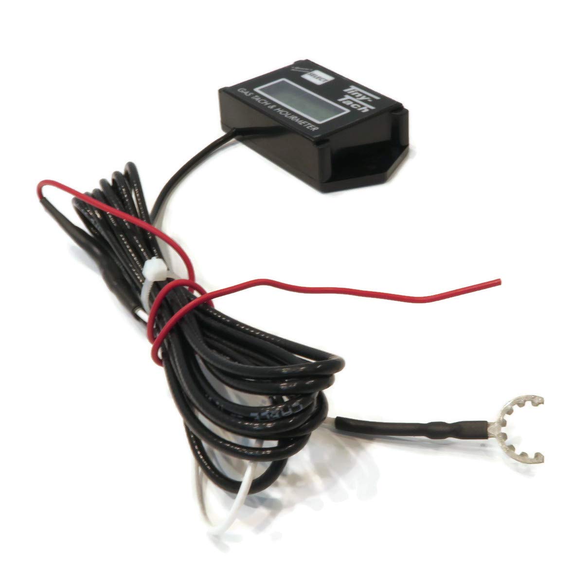 Tiny Tach Digital Hour Meter & Tachometer TT2AM - Adjustable Resettable Job Timer for Small Engines, Lawn Mowers, Generators & Power Equipment - Track Usage & Maintenance Intervals