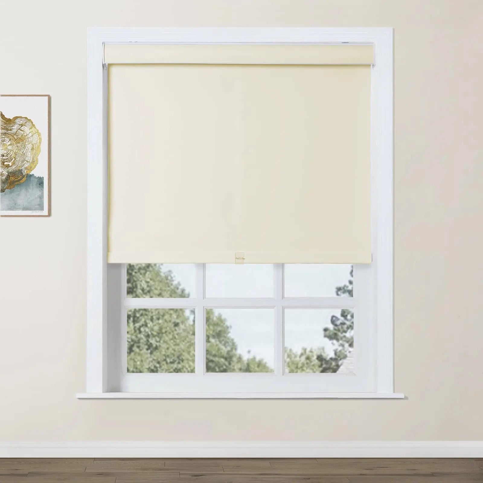 Premium Blackout Cordless Roller Shades for Windows - Light Blocking, Noise Reducing, Energy Efficient - Perfect for Bedrooms, Nurseries & Home Theaters