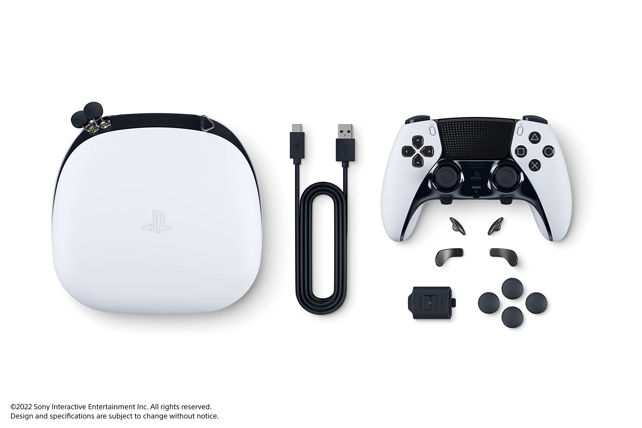 Sony DualSense Edge Wireless Controller for PS5 - Premium Customizable Gamepad with Adjustable Triggers & Back Buttons - Perfect for Competitive Gaming & Long Play Sessions