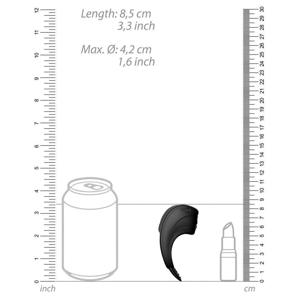 Electroshock Cock Ring with Clitoral E-Stimulation Massager - Powerful Pleasure Enhancer for Couples & Solo Play - Perfect for BDSM, Sensory Exploration & Intimate Bonding