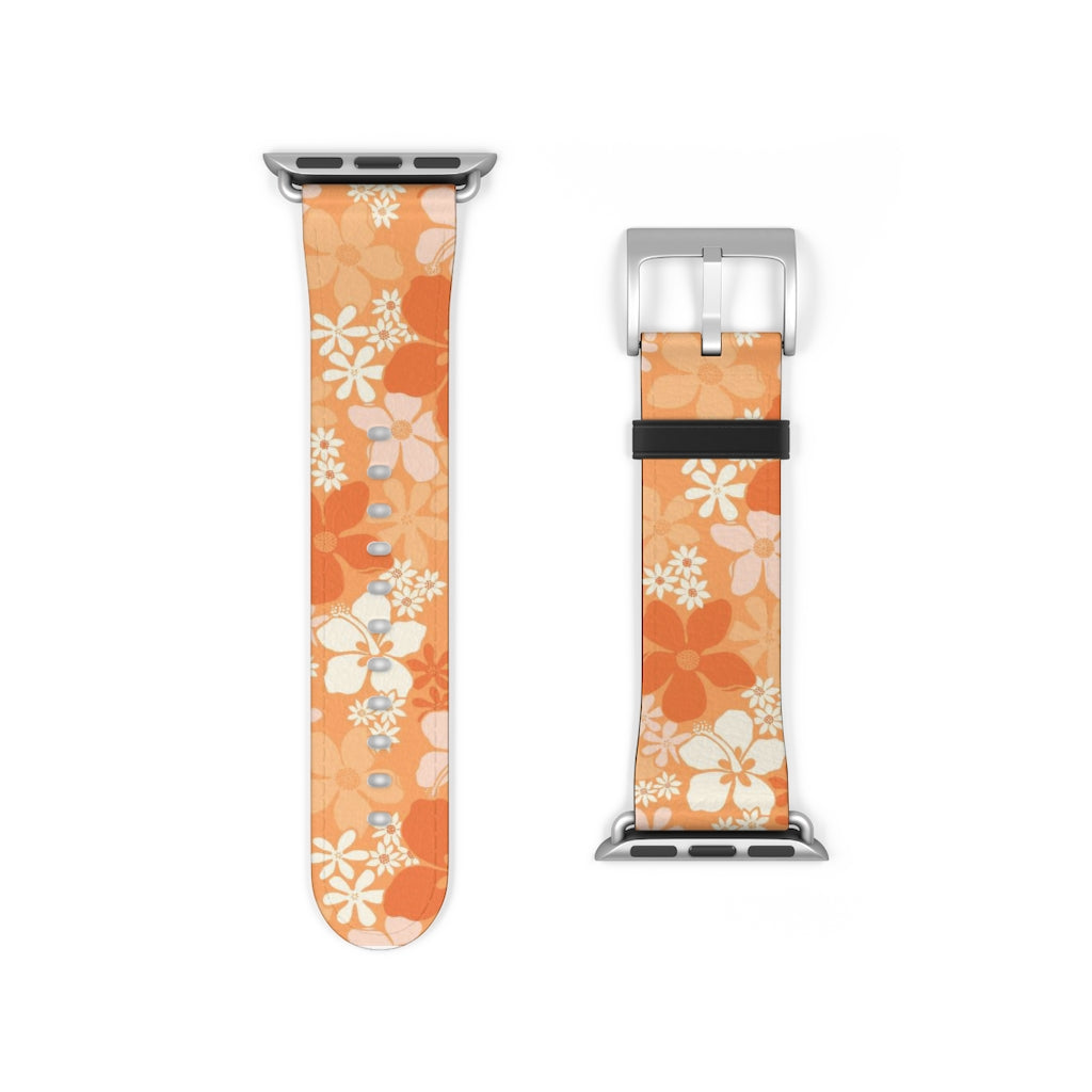 Groovy Pua Watch Band - Durable Silicone Replacement Strap for Apple Watch, Fitbit & Samsung - Perfect for Workouts, Swimming & Everyday Wear