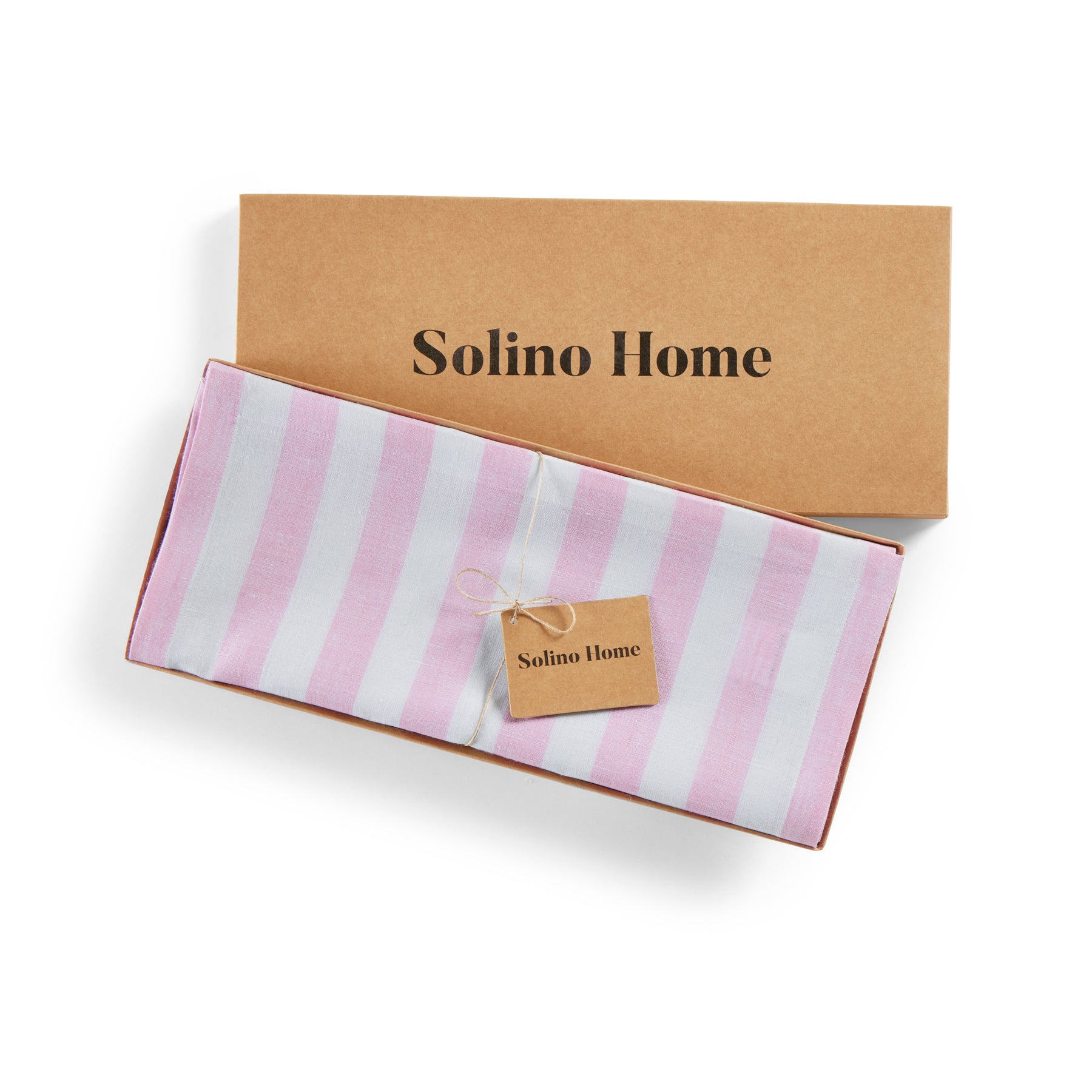 Sorrento Striped Table Runner - Elegant Dining Decor for Weddings, Parties & Holiday Tablescapes