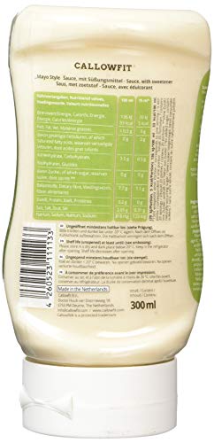 Callowfit Mayonnaise Sauce 300ml - Premium Quality Mayo for Sandwiches, Salads & Cooking - Perfect for Home & Restaurant Use