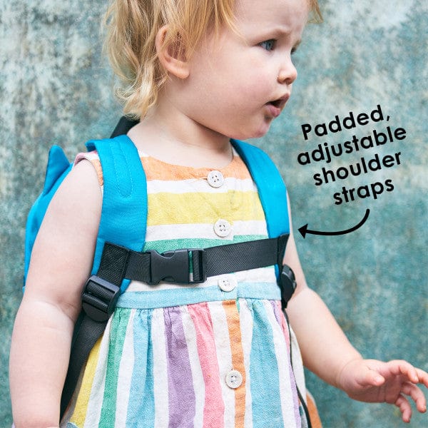 Diono Sure Steps Safety Reins and Backpack for Toddlers - Adjustable Child Harness with Leash for Walking, Travel & Shopping - Anti-Lost Backpack for Kids 1-3 Years Old