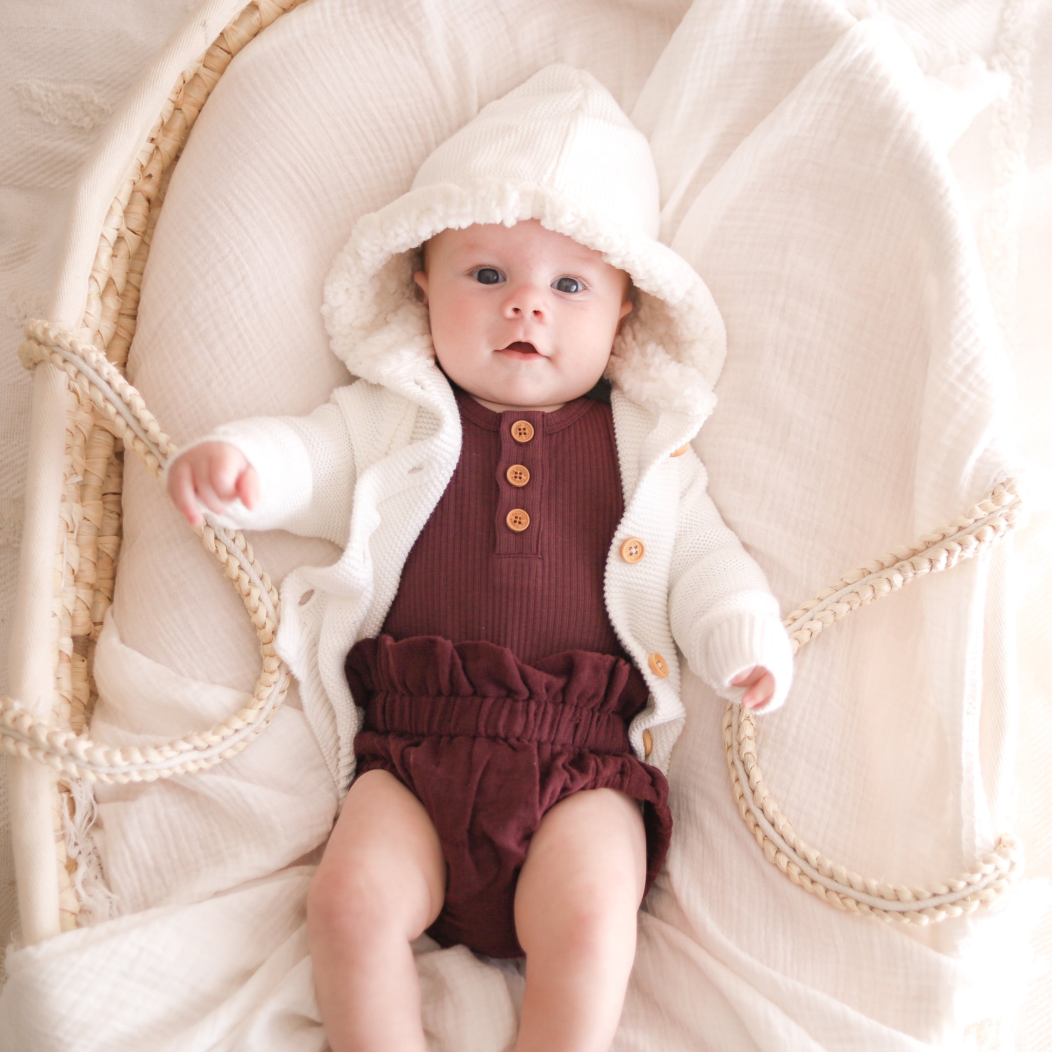 Organic Cotton Muslin Baby Bloomers - Soft & Breathable for Newborns & Toddlers - Perfect for Playtime, Sleepwear & Photo Outfits