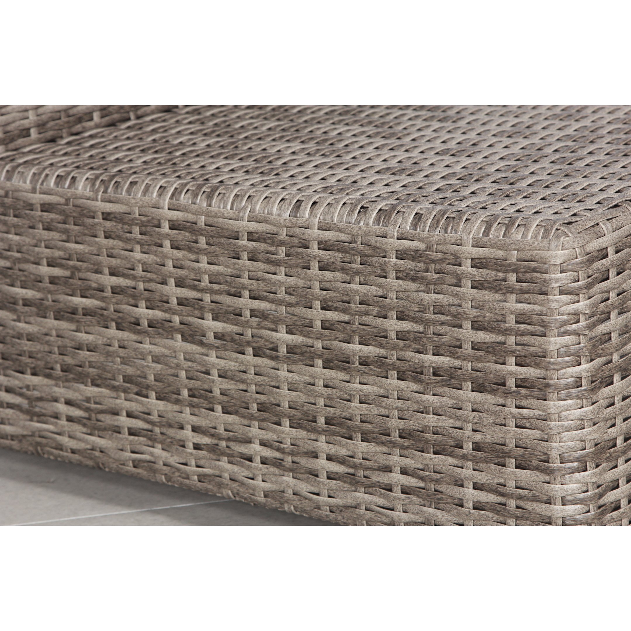 Premium Wicker Rattan Outdoor Patio Sofa Set with Cushioned Seats & Aluminum Frame - 6 Piece Resort-Grade Furniture for Backyard, Poolside, or Garden Relaxation (Marina Collection CM-4908)