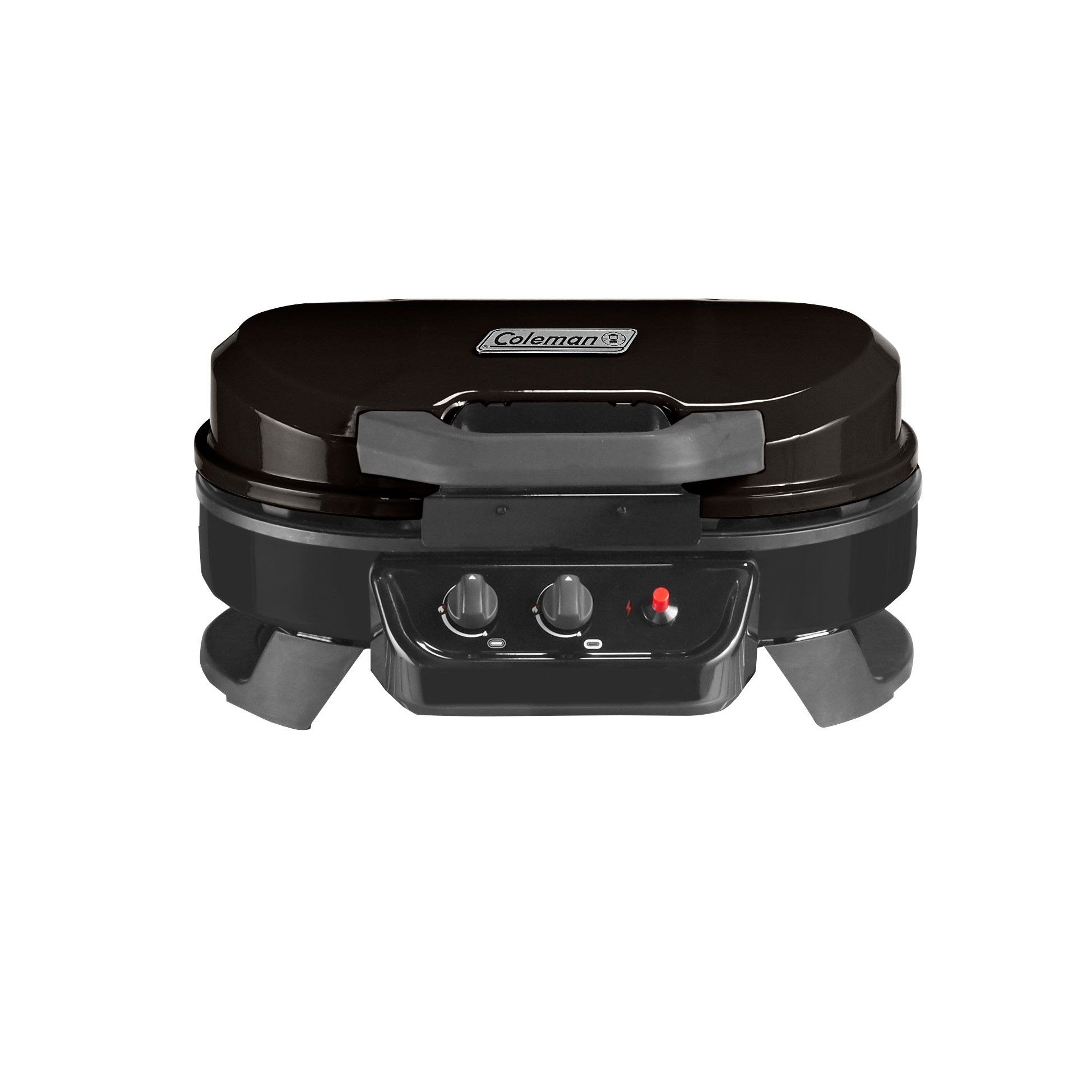 Coleman RoadTrip 225 Portable Tabletop Propane Grill - 2 Adjustable Burners, Instastart Ignition, 11,000 BTUs for Outdoor Cooking | Perfect for Camping, Tailgating, Backyard BBQs, Picnics & Beach Parties