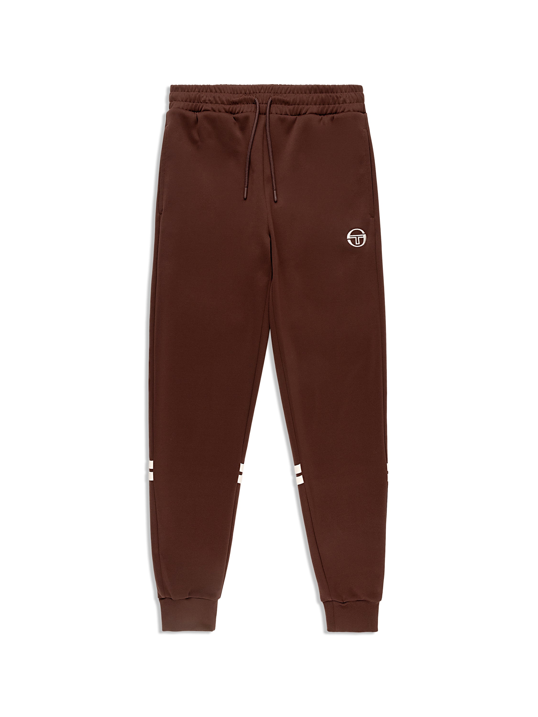 Miss Dallas Women's High Waisted Track Pants - Deep Mahogany Color, Comfortable Athletic Joggers for Running, Yoga & Lounge Wear
