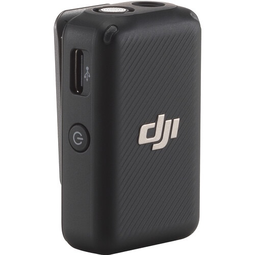 DJI Mic Compact Digital Wireless Microphone System - 2.4GHz Wireless Lavalier Mic with Recorder for Camera, Smartphone, YouTube, Vlogging & Live Streaming