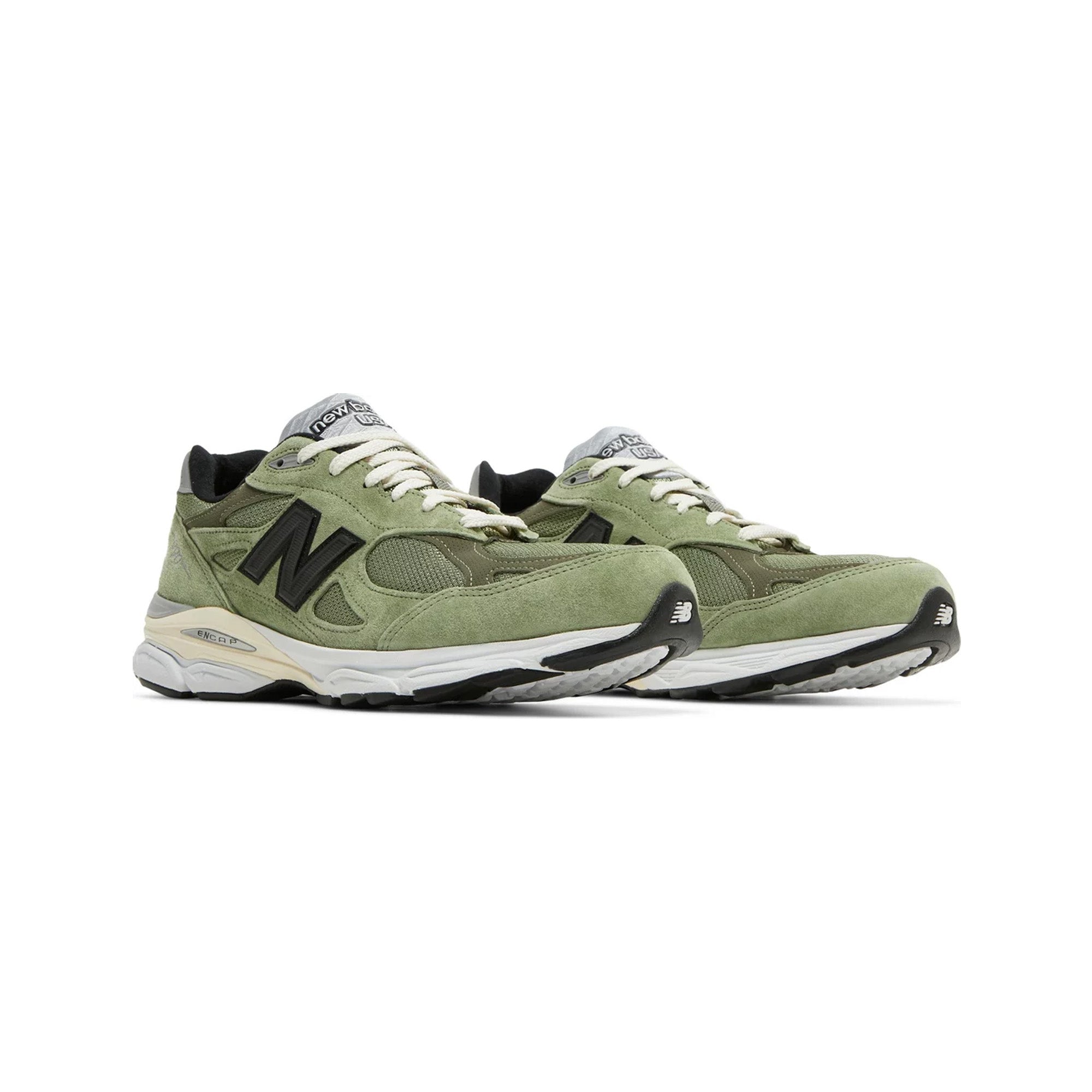 JJJJound x New Balance 990v3 'Olive' Sneakers (2022 Release) - Premium Running Shoes for Men & Women | Streetwear Fashion & Casual Wear