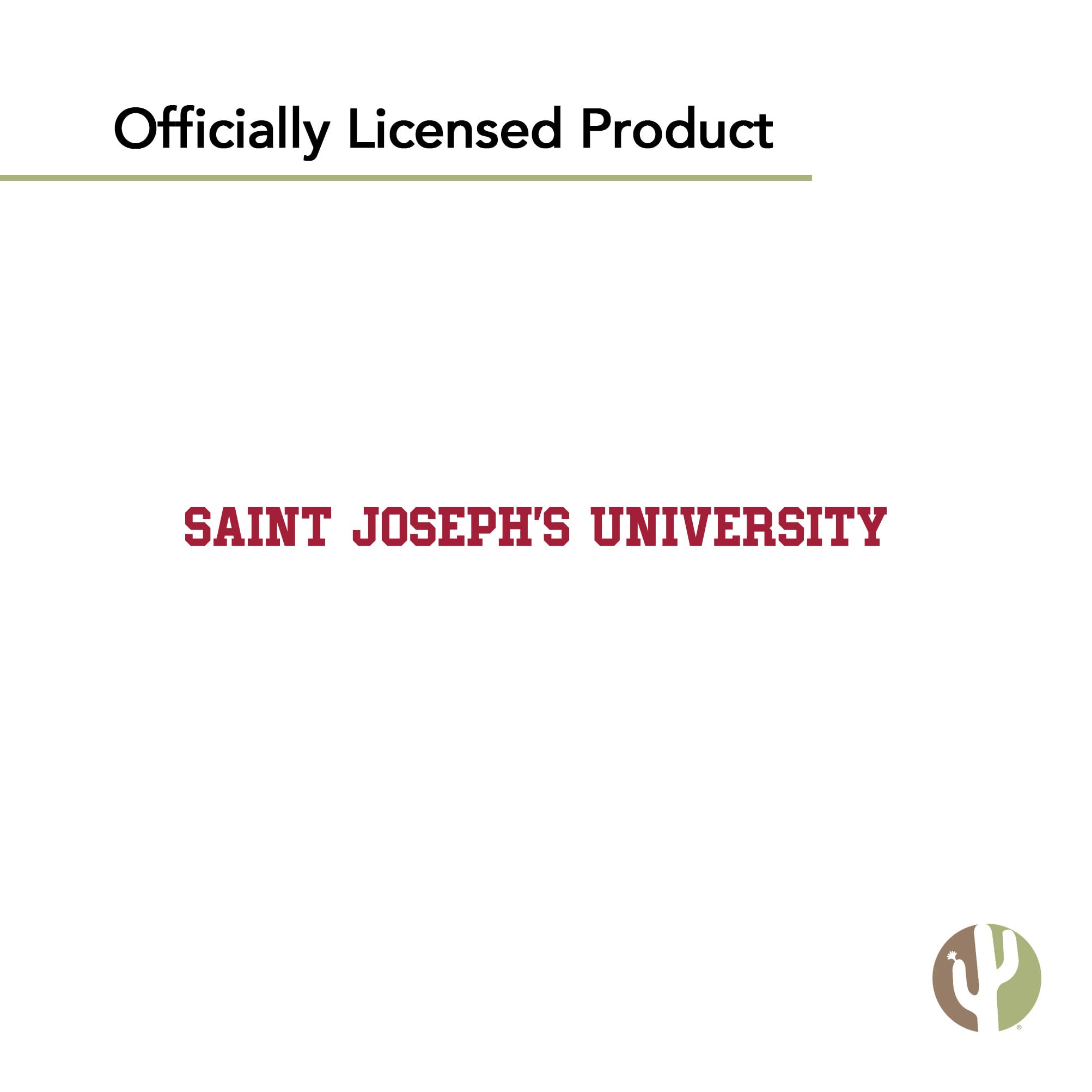 St. Joseph's Hawks Vinyl Decal Sticker - Desert Cactus Design for Laptop, Water Bottle, Car & Scrapbook - Durable Waterproof Decals for College Fans | Perfect for Dorm Decor, School Spirit & Game Day Accessories