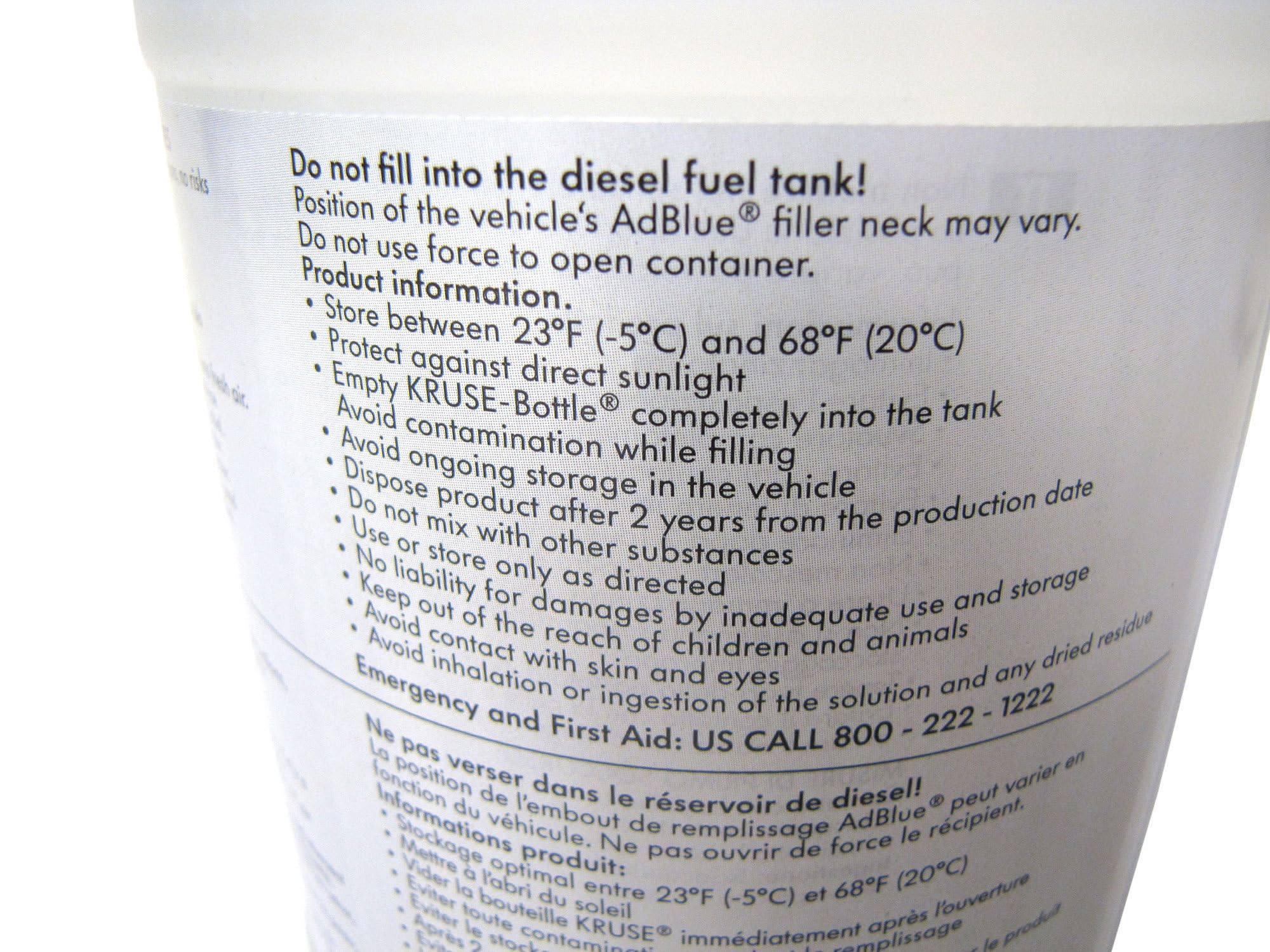 Original Equipment AdBlue Diesel Exhaust Fluid DEF SCR LR072258 - 2 Gallons (4 Half-Gallon Bottles) - Compatible with Land Rover Discovery 5, Range Rover Sport, Velar & Evoque Diesel Vehicles - Reduce Emissions & Improve Engine Performance - Ideal for Long Road Trips & Heavy-Duty Driving