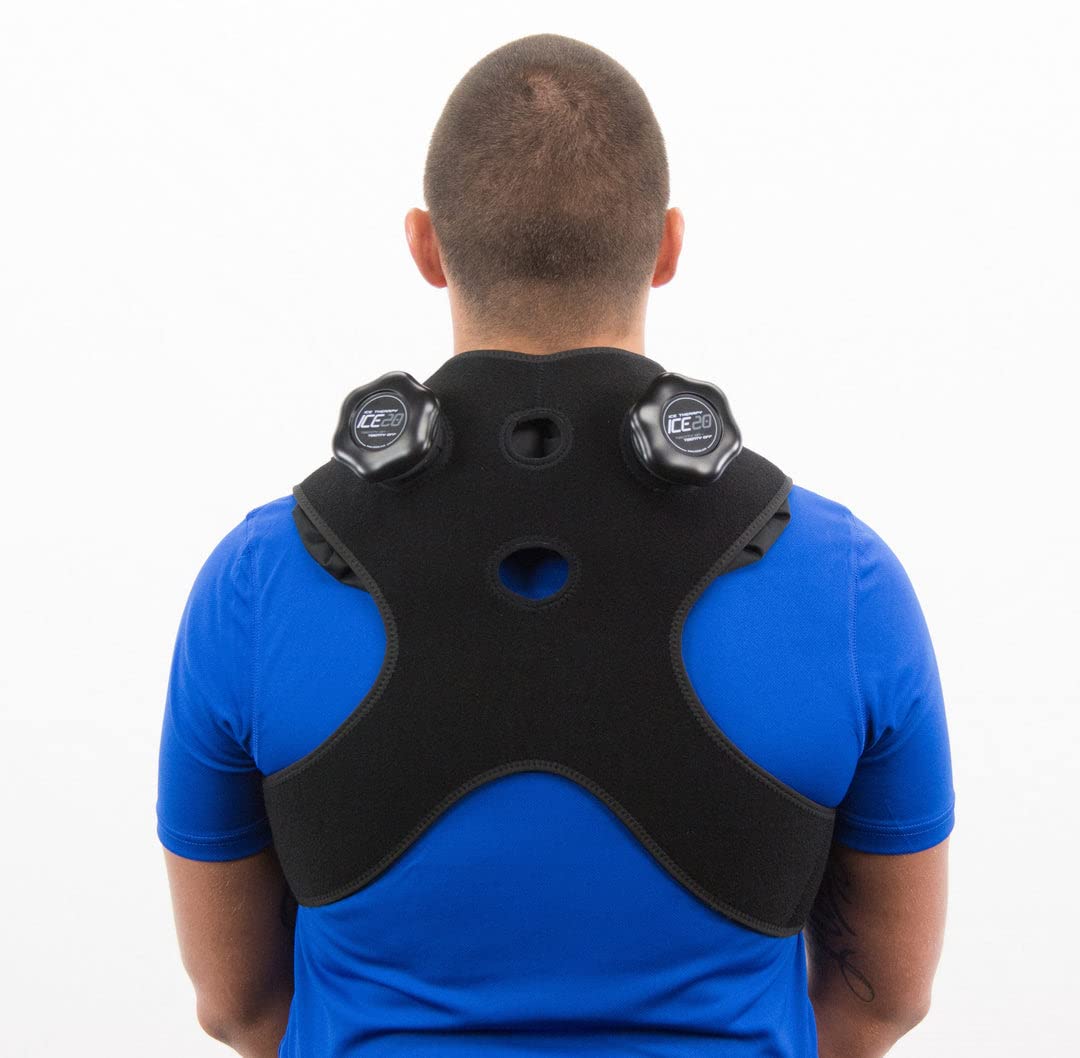 Neck-Traps Ice Compression Wrap for Neck Pain Relief - Cold Therapy Wrap for Injuries, Swelling & Recovery - Perfect for Athletes, Post-Surgery & Daily Pain Management