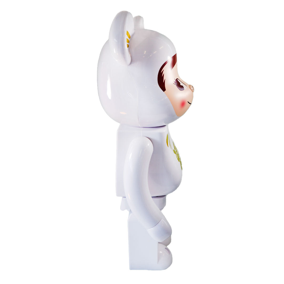 1000% Bearbrick Daruma x Pokochan Collectible Art Toy - Limited Edition Vinyl Figure for Display & Home Decor