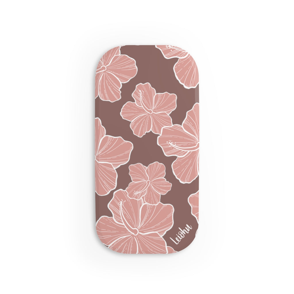 Hibiscus Dream Phone Grip - Non-Slip Phone Holder with Floral Design for iPhone & Samsung - Perfect for Commuting, Shopping & Outdoor Activities