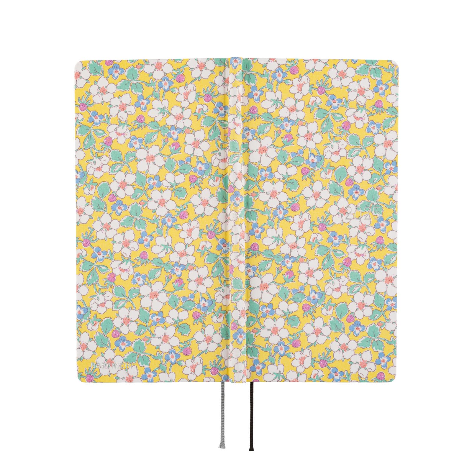 Hobonichi Techo 2025 Weekly Planner - English Version, Tall & Slim Size, January Start Date, Liberty Fabrics Paysanne Blossom Design | Perfect for Daily Scheduling, Journaling & Productivity Tracking
