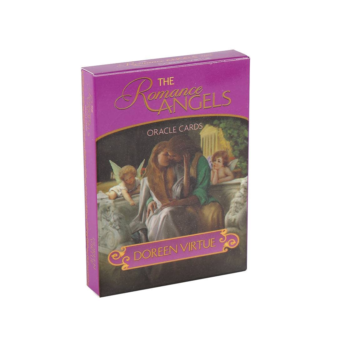 Romance Angel Tarot Oracle Card Deck - 78 Cards for Love & Relationship Guidance, Beginner Friendly Divination Tool | Perfect for Soulmate Readings, Couples Therapy & Spiritual Self-Discovery