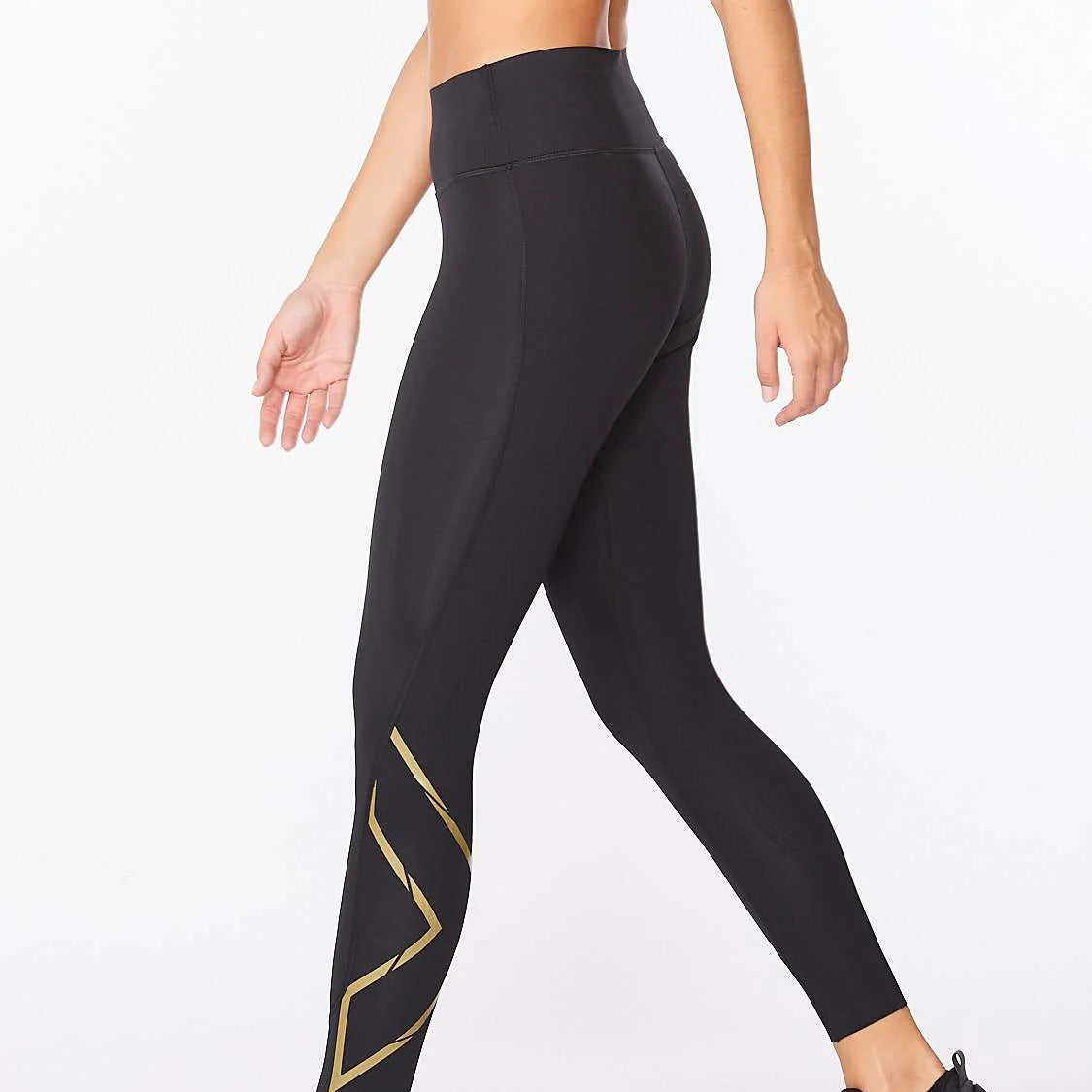 2XU Women's MCS X Train Mid Rise Compression Tights - High Performance Workout Leggings for Running, Yoga & Gym Training