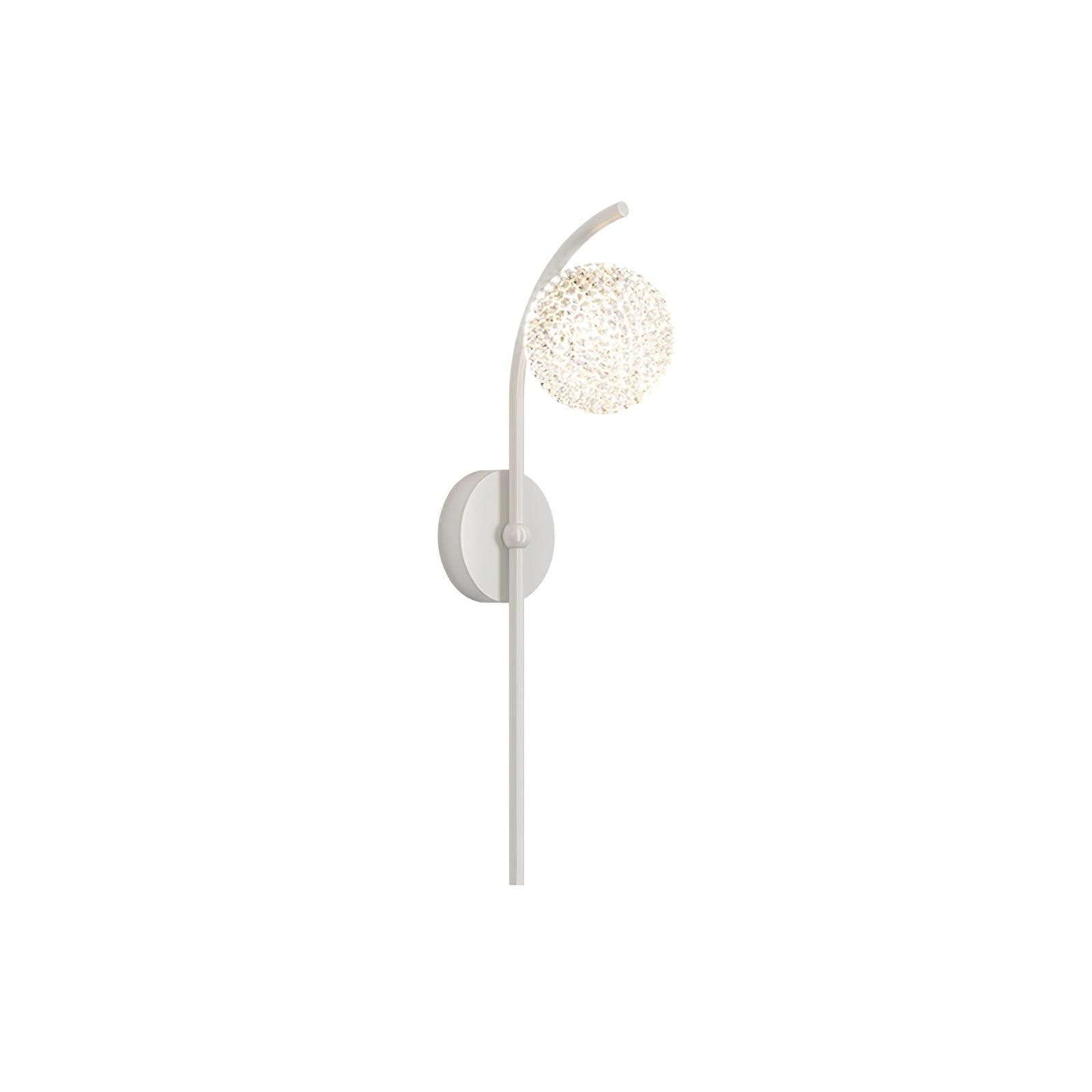 Ksovv Crystal Wall Lamp - Elegant LED Sconce Light for Bedroom, Living Room & Hallway - Modern Home Decor Lighting Fixture