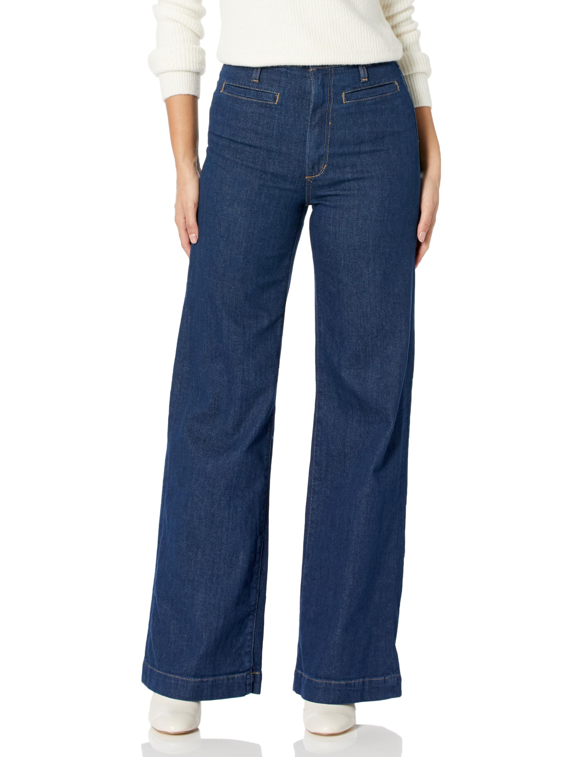 Joe's Women's The Kate Wide Leg Pants - High Waisted Flowy Trousers for Casual & Office Wear - Comfortable Stretch Fabric for Everyday Style