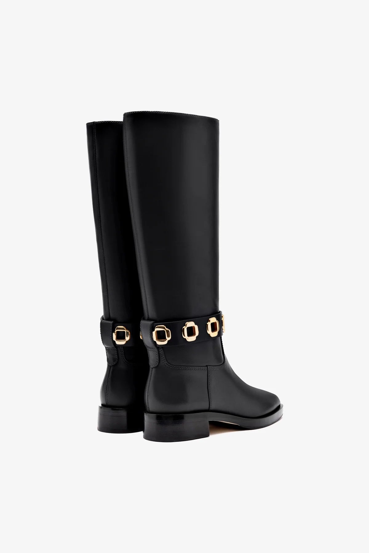 Stylish Milan Flat Boots in Black Leather - Comfortable & Trendy Women's Ankle Boots for Casual Wear & Everyday Outfits
