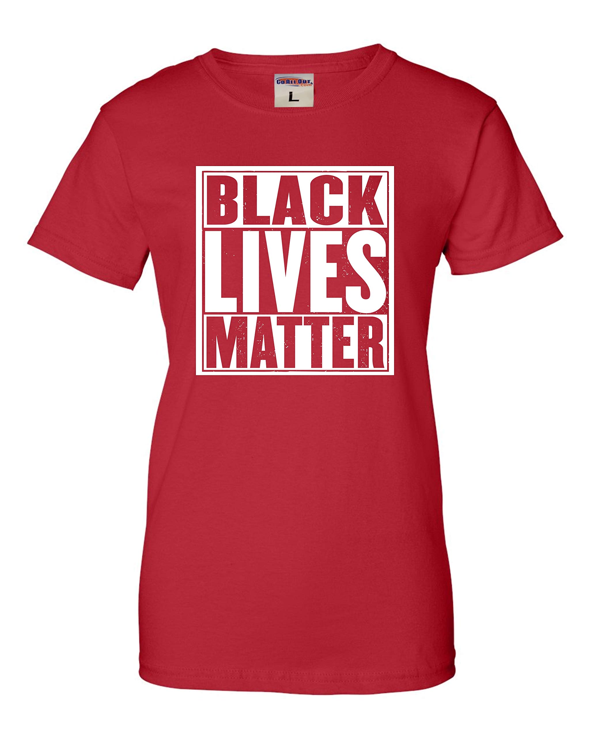 Black Lives Matter T-Shirt for Women - Empowering Social Justice Graphic Tee - Casual Wear for Protests, Activism & Everyday Outfits