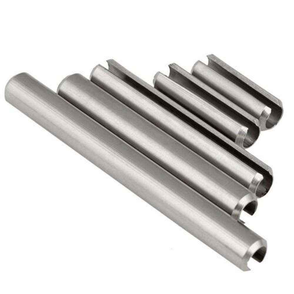 2.5mm M2.5 Spring Tension Pins - 304 Stainless Steel Split Dowel Roll Pins (60Pcs, 20mm Length) - Perfect for Machinery, Automotive & DIY Projects