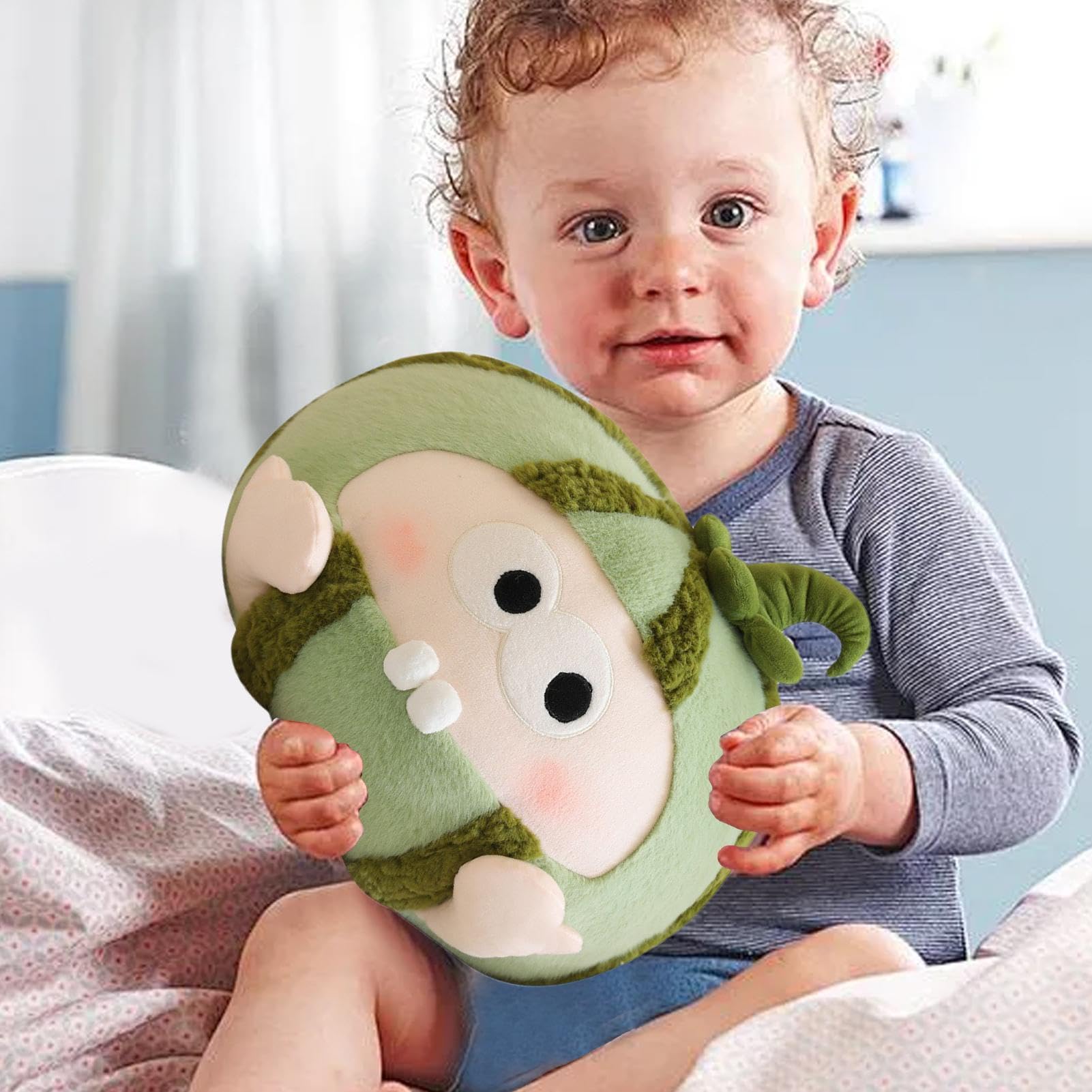 Watermelon Stuffed Animal Plush Toy, Creative Fruit-Shaped Doll, Soft Hugging Toy for Kids | Decorative Cushion for Office, Sofa, Bed - Fun Home Decor & Gift Idea