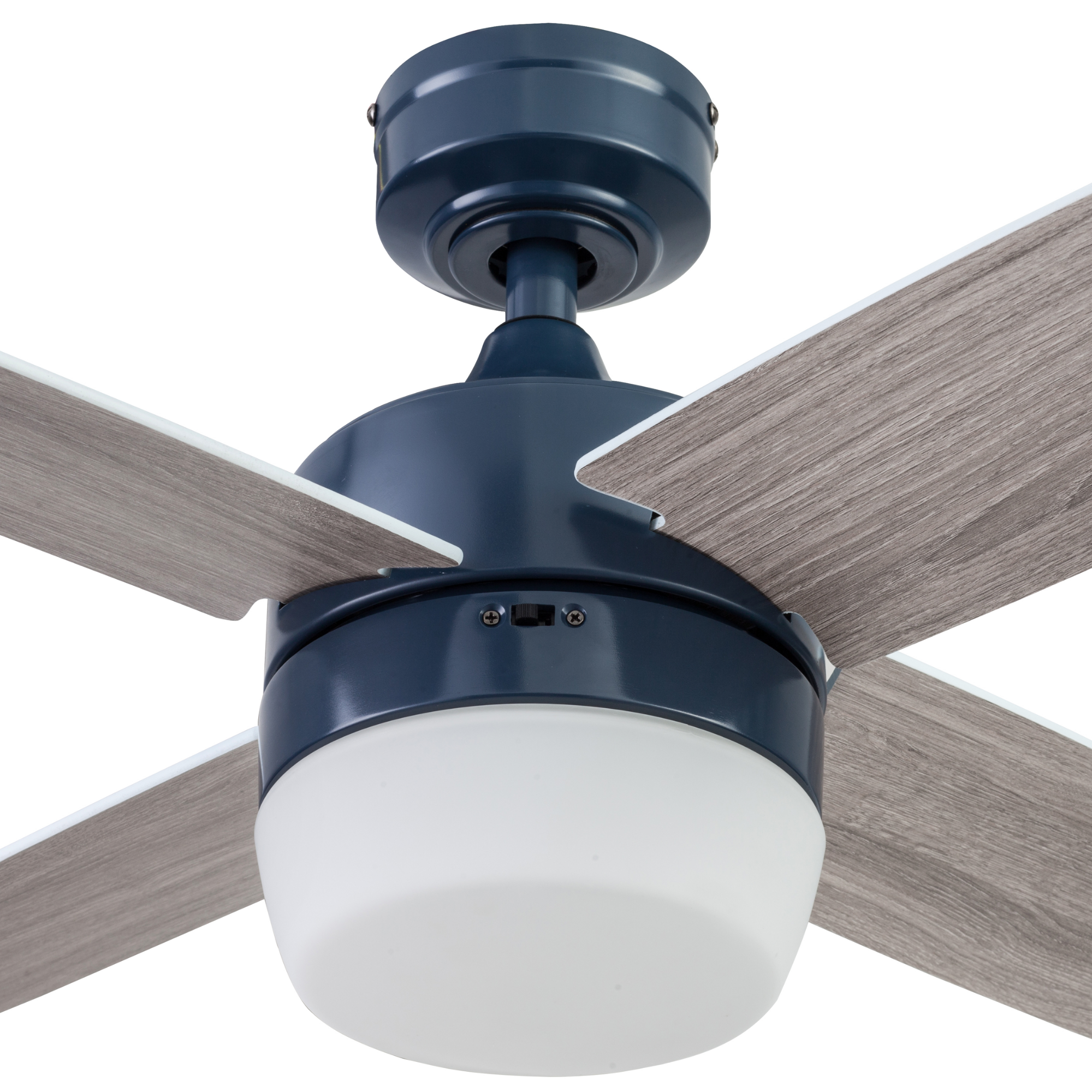 44 Inch Atlas Ceiling Fan with Remote Control in Sapphire Blue - Energy Efficient Cooling for Living Room, Bedroom & Office