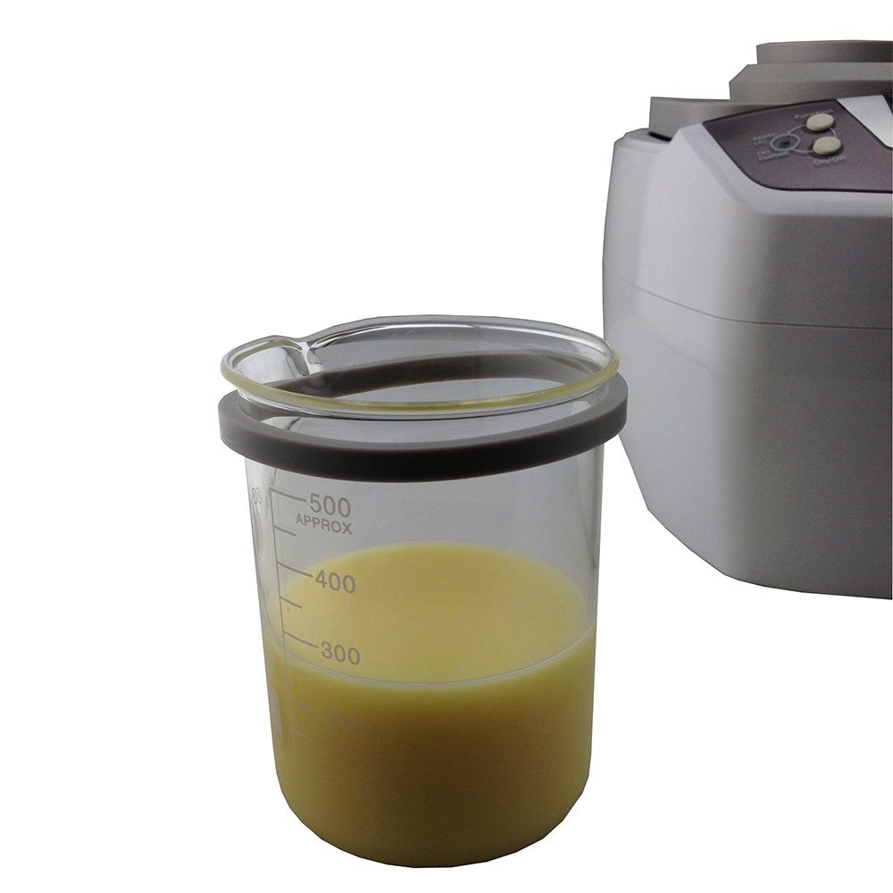 iSonic P4810+BHK01B Commercial Ultrasonic Cleaner with 500ml Beaker Holder Set - Professional Jewelry, Dental Tools & Liposomal Vitamin C DIY Cleaning Solution for Home & Lab Use