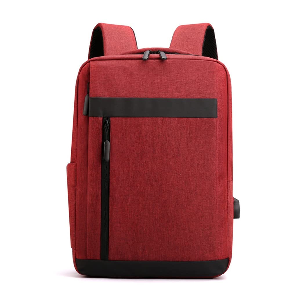 Men's Waterproof Laptop Backpack with USB Charging Port - Durable Nylon Business Backpack for Work & Travel (41 x 29 x 10cm) - Perfect for Office, Commuting & Outdoor Adventures