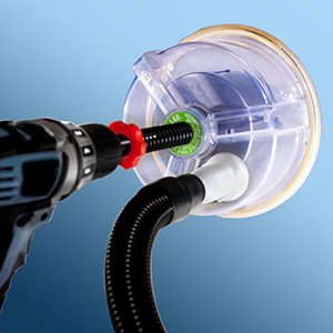 Shield Vacuum Adapter - Universal HEPA Vacuum Dust Control Adapter for HOLE PRO Shields | Perfect for Construction, Renovation, and DIY Projects with Complete Dust Containment