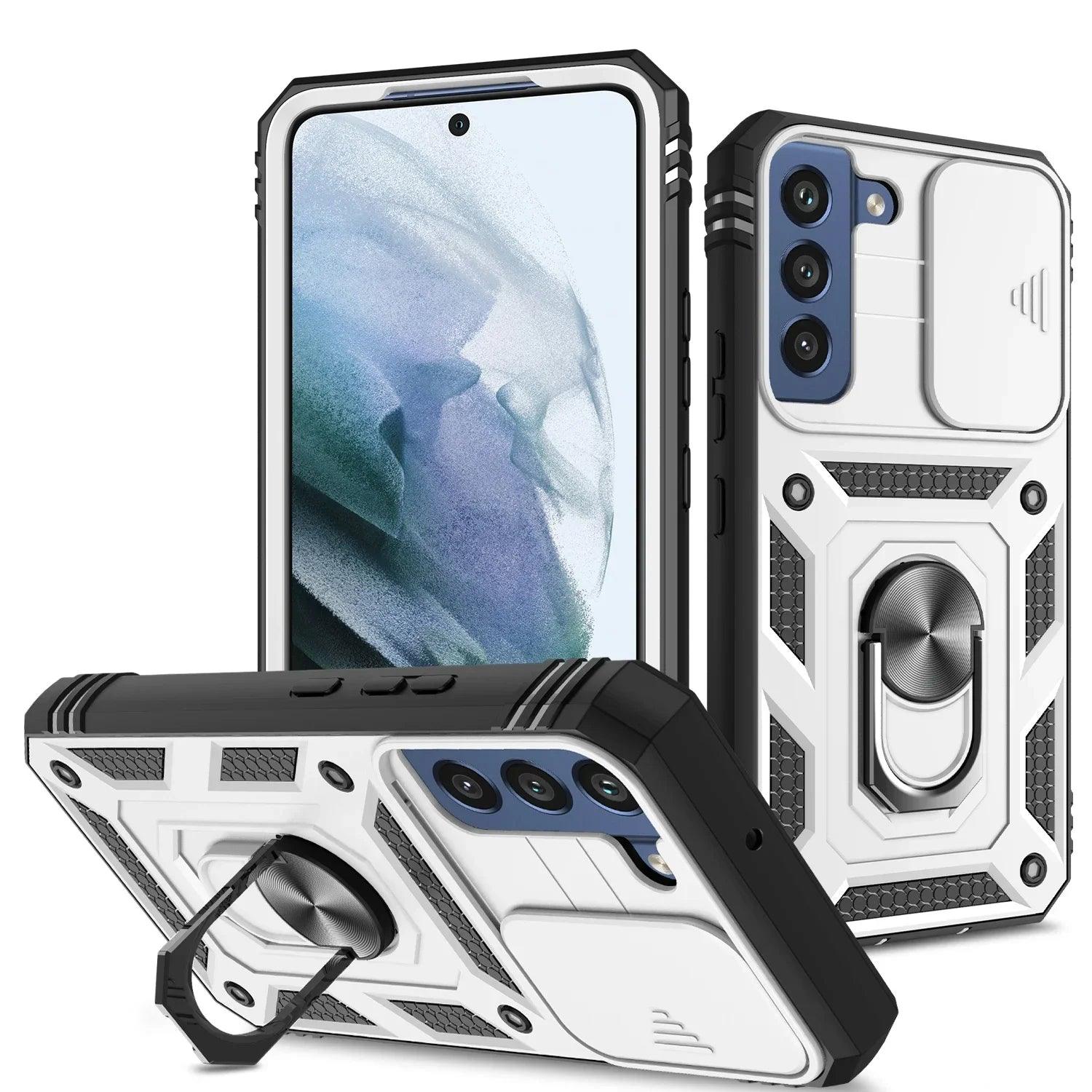 Samsung Galaxy S24 Ring Holder Protective Case - Slim Grip & Anti-Slip Design for Secure Phone Handling - Perfect for Workouts, Commuting, and Everyday Use