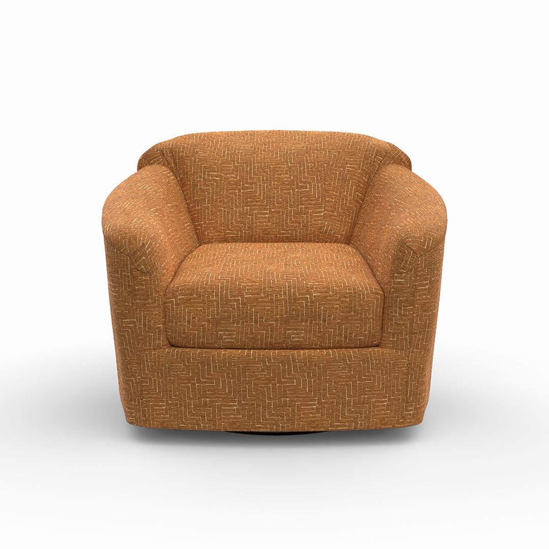Camden Swivel Glider Recliner Chair - 360 Degree Rotating Rocker with Ottoman, Plush Comfort for Living Room, Nursery & Bedroom - Perfect for Nursing, Reading & Relaxing