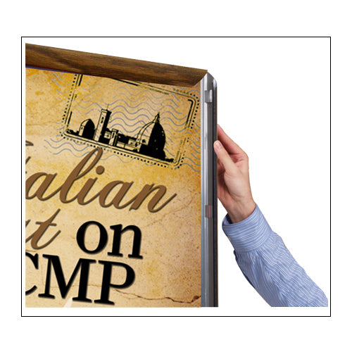 24x48 Wood Poster Snap Frame - SwingSnap 1 1/4