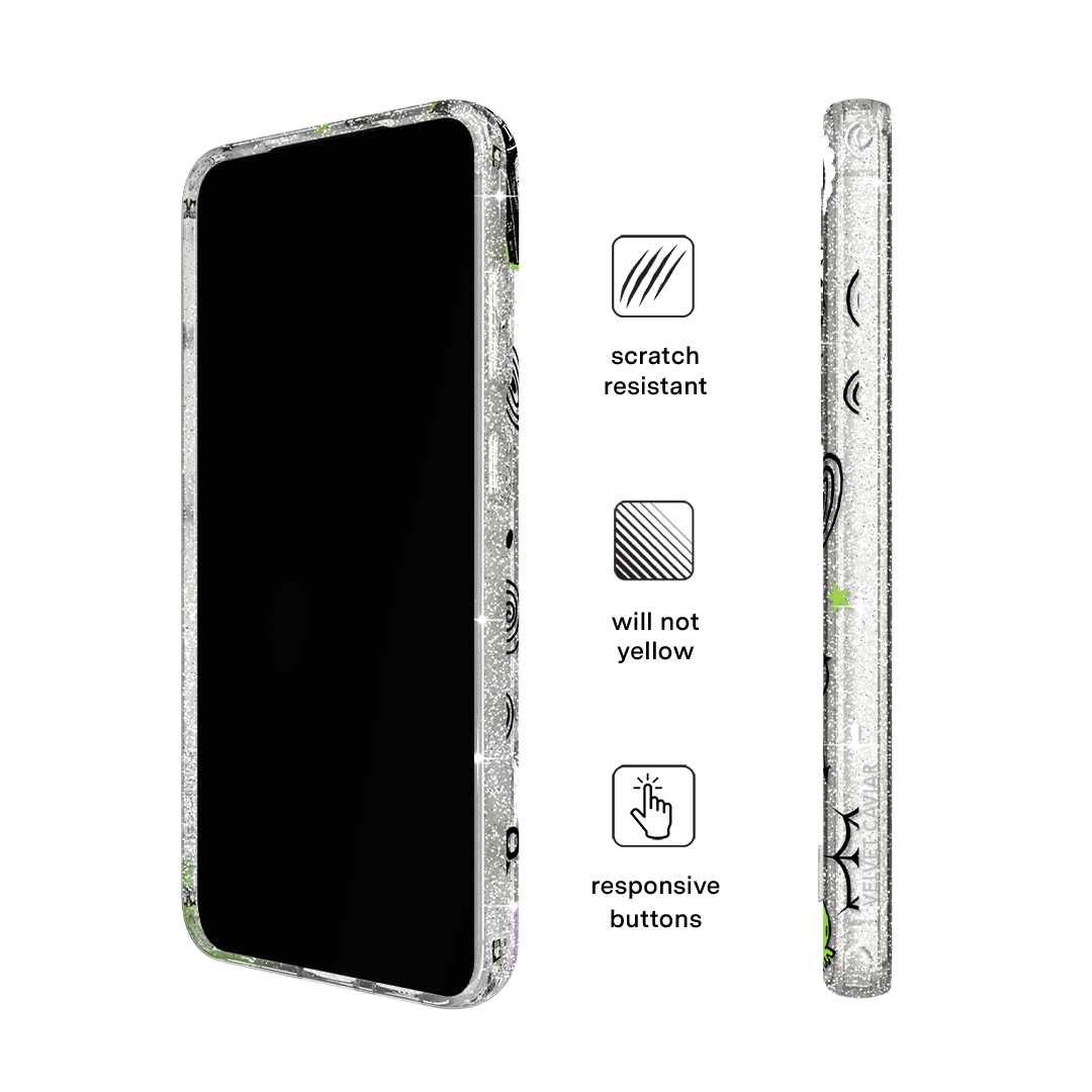 Beetlejuice Ghost with the Most Samsung Phone Case - Trendy Movie Character Design for Galaxy S21/S20/Note 20 - Perfect for Halloween, Cosplay & Movie Fans