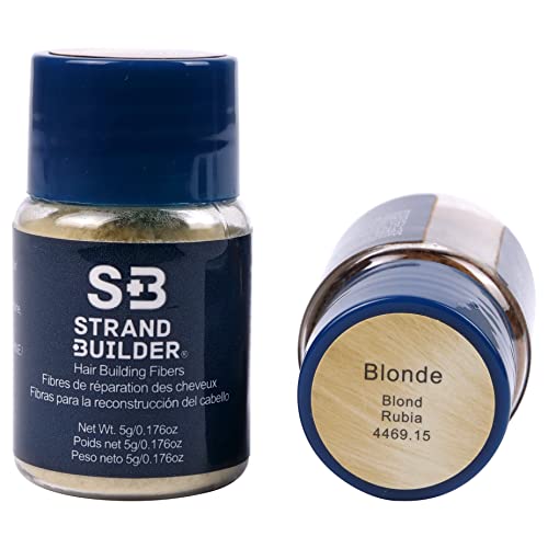Natural Keratin Hair Building Fibers for Thinning Hair & Hair Loss - Undetectable Hair Thickener for Men & Women (5g, Blonde) | Instant Volume Boost for Daily Styling, Work & Social Events