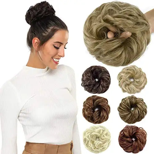 High-Quality Synthetic Hair Bun Chignon for Women – Perfect for Weddings, Parties & Everyday Styling