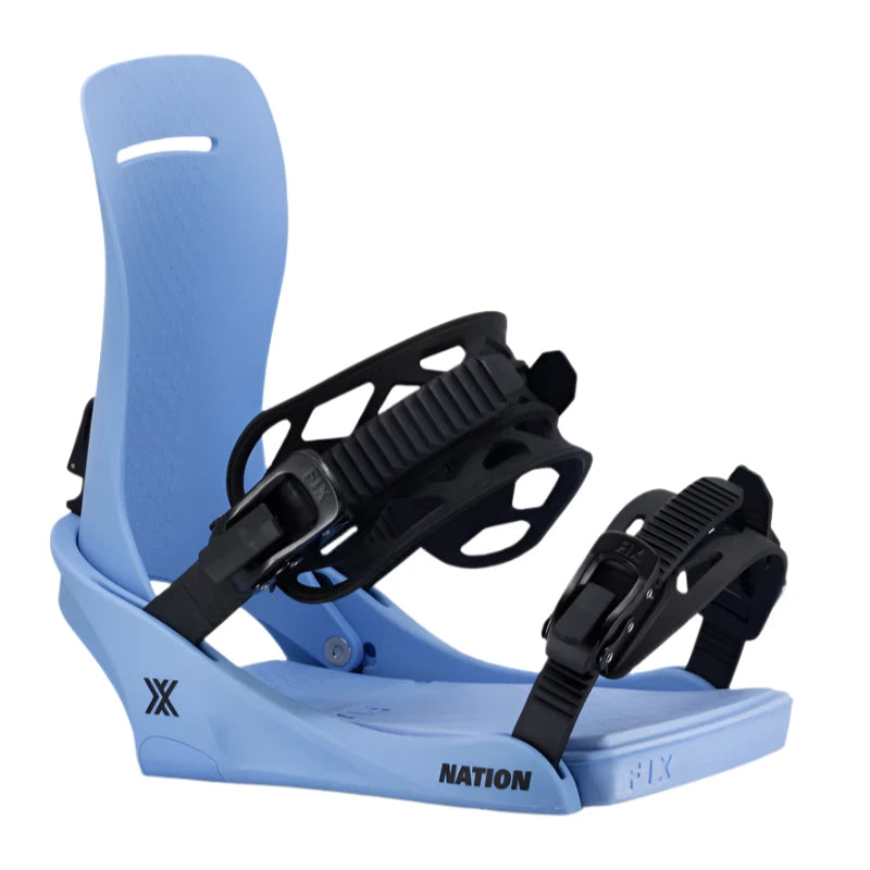 Fix Nation 2025 Snowboard Bindings - Adjustable, Lightweight & Durable for All-Mountain & Freestyle Riding - Perfect for Powder, Park & Backcountry Adventures