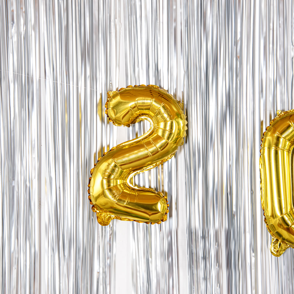 Balloonify Gold Mylar Number 2 Balloon - 16 Inch Large Foil Balloon for Birthday Party Decorations - 1 Count Box - Perfect for Birthdays, Anniversaries & Baby Showers