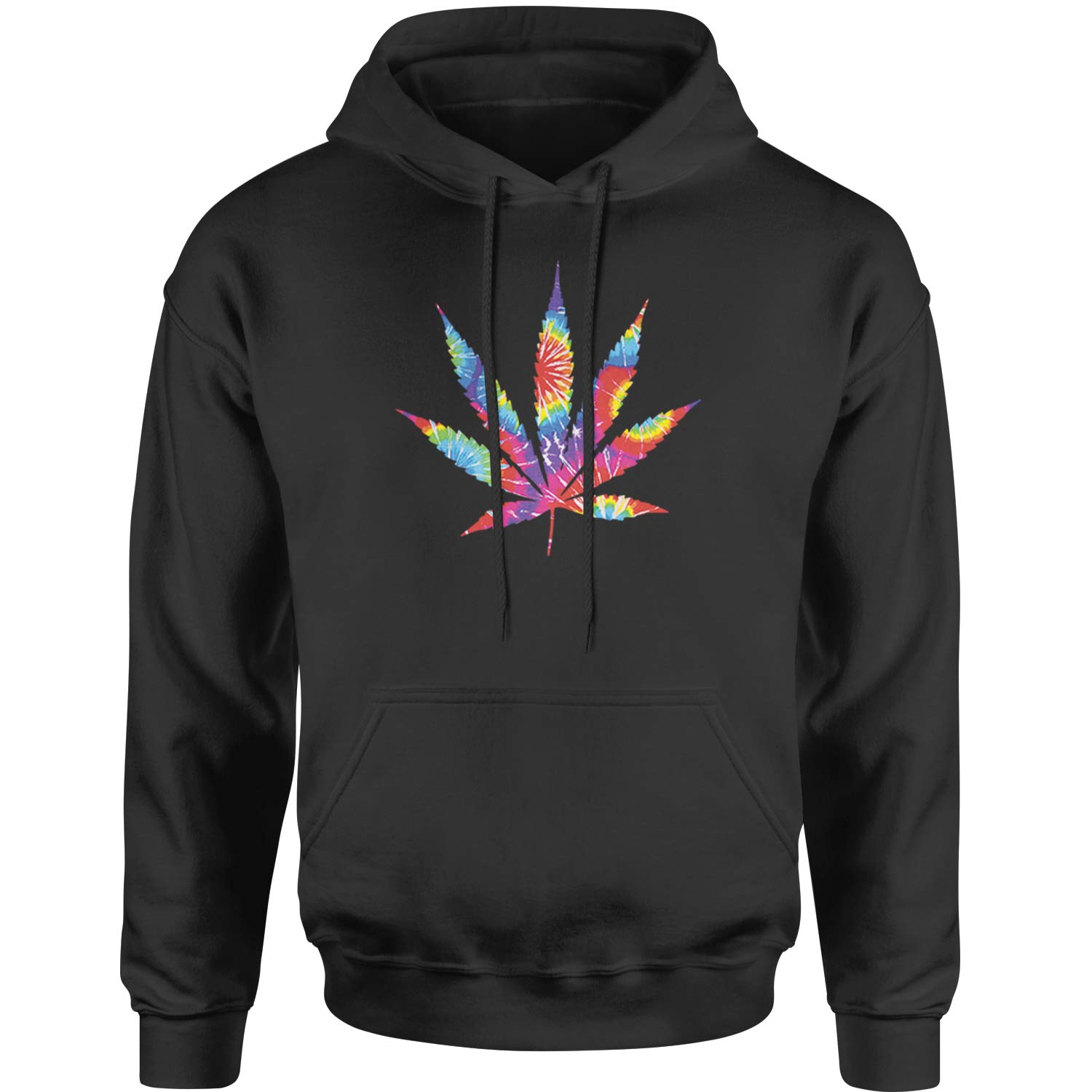 Tie Dye Cannabis Leaf Unisex Hoodie for Men & Women - Soft Comfortable Pullover for Casual Wear, Festivals & Outdoor Activities