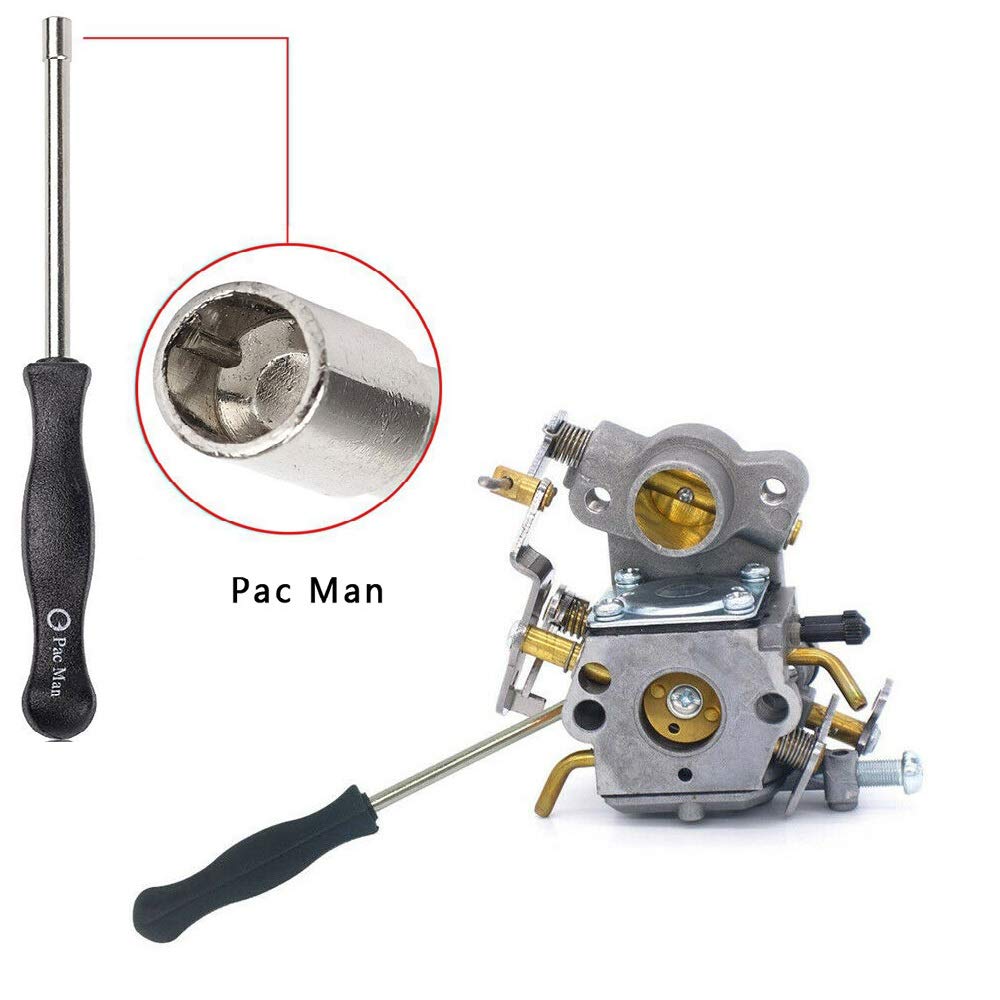 CALU LUKY Carburetor Adjustment Tool Kit for 2-Cycle Small Engines - Compatible with Echo, Poulan, Husqvarna, MTD, Ryobi, Homelite String Trimmers - Perfect for Lawn Mower & Chainsaw Tune-Up