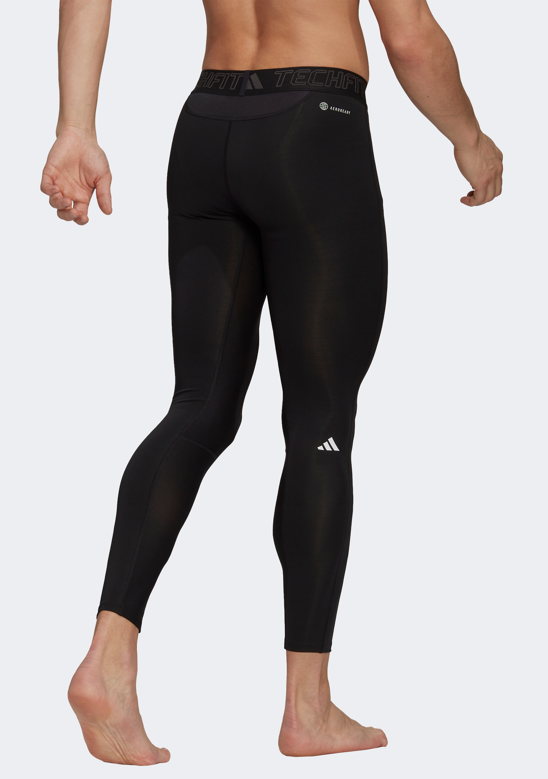 Adidas Men's Techfit Long Tight - Compression Workout Pants for Running, Gym & Training - Moisture Wicking & Breathable Performance Leggings