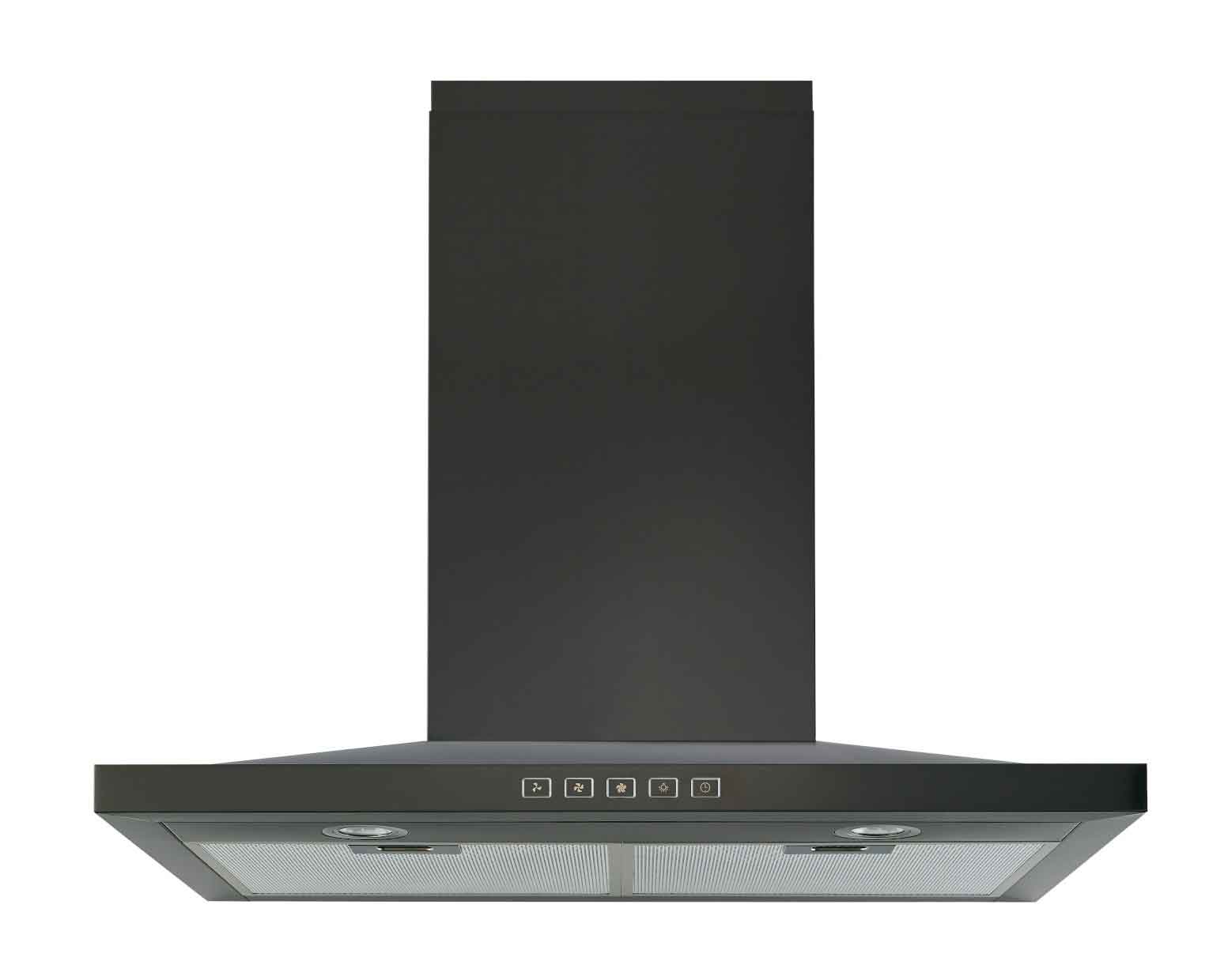 Broan BWS1304BLS 30-Inch Black Stainless Steel Range Hood with 450 CFM - Powerful Kitchen Ventilation for Smoke & Odor Removal - Perfect for Modern Home Cooking