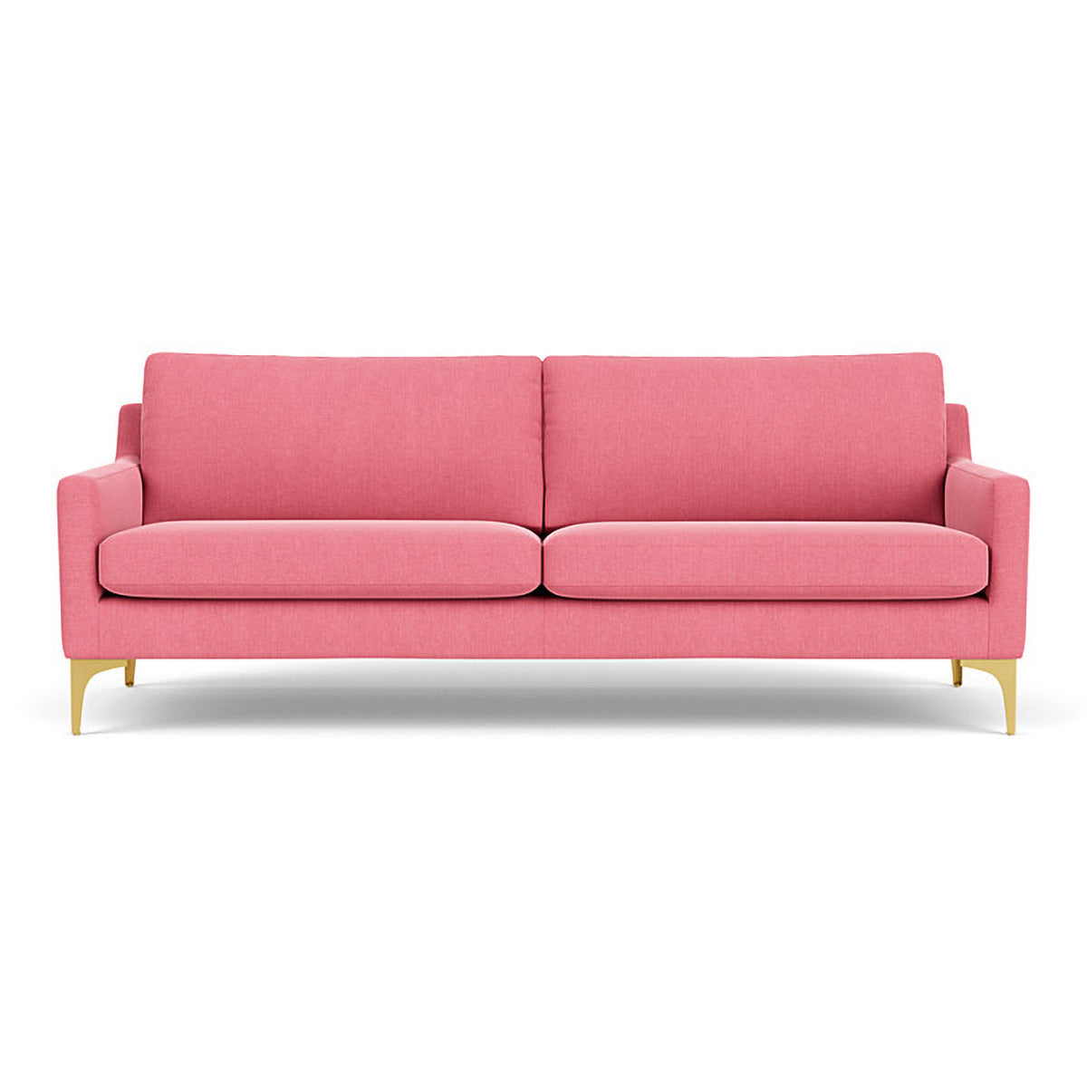 Astha Fabric 3-Seater Sofa - Modern Living Room Furniture for Small Spaces | Comfortable Couch for Apartments, Dorm Rooms & Cozy Homes