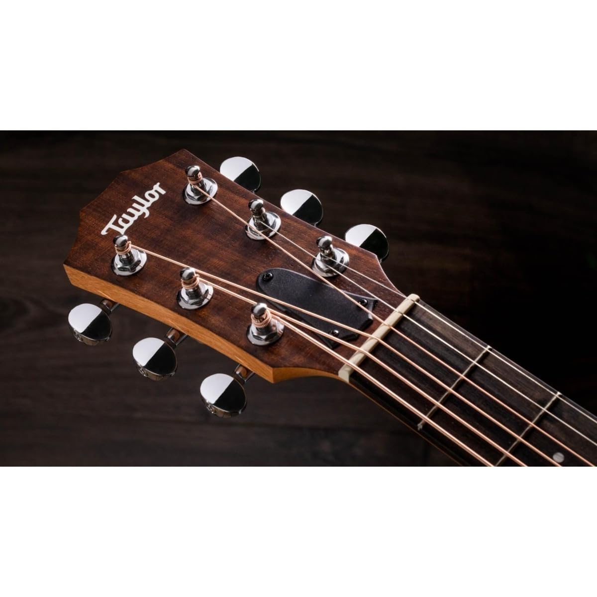Taylor GS Mini-e Mahogany Acoustic-Electric Guitar - Natural Finish with Black Pickguard | Perfect for Travel, Camping & Home Recording Studios