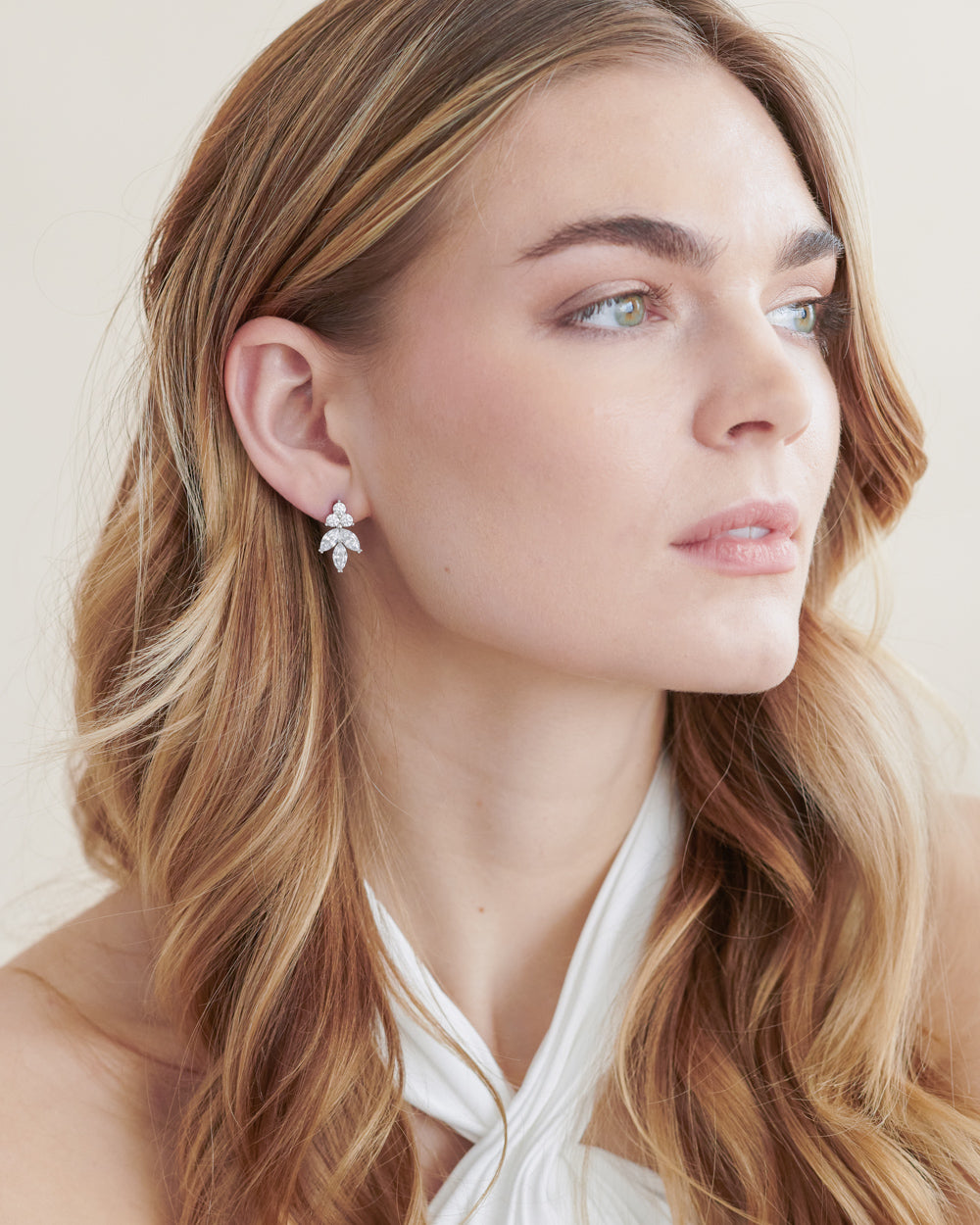 Vida CZ Stud Earrings for Women - Sparkling Cubic Zirconia Earrings, Hypoallergenic & Comfortable - Perfect for Everyday Wear, Parties & Gifts