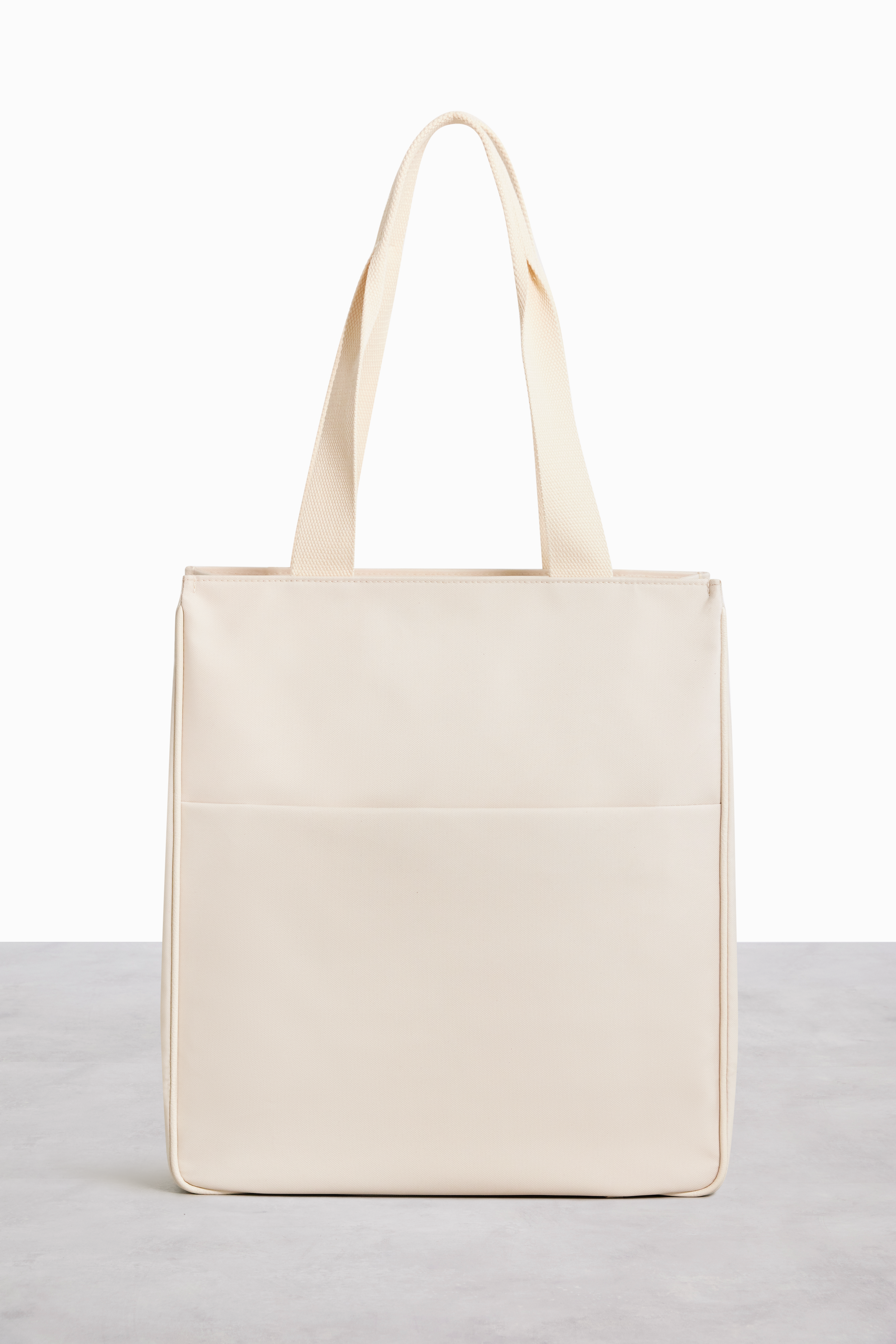 The North To South Tote Bag in Beige - Stylish & Spacious Canvas Tote for Women, Perfect for Work, Travel, and Everyday Use