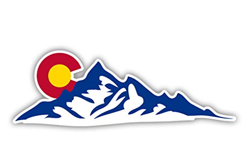 Squiddy Colorado Mountains Vinyl Sticker Decal - 4