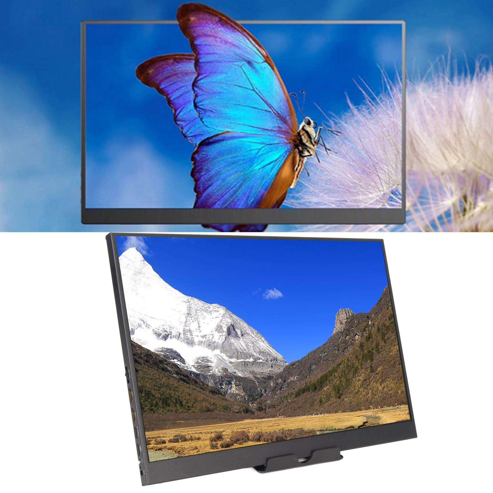 14 Inch Portable Gaming Monitor with 2.5K Resolution, Dual Built-in Speakers - Perfect for Switch, PS3/4/5, PC - Ideal for Travel, Work & Home Entertainment